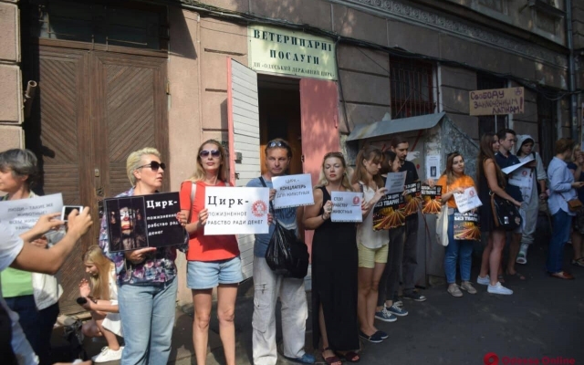 «Цирк без животных»: одесские зоозащитники провели митинг Фото № 7 «Цирк без животных»: одесские зоозащитники провели митинг Фото № 7
