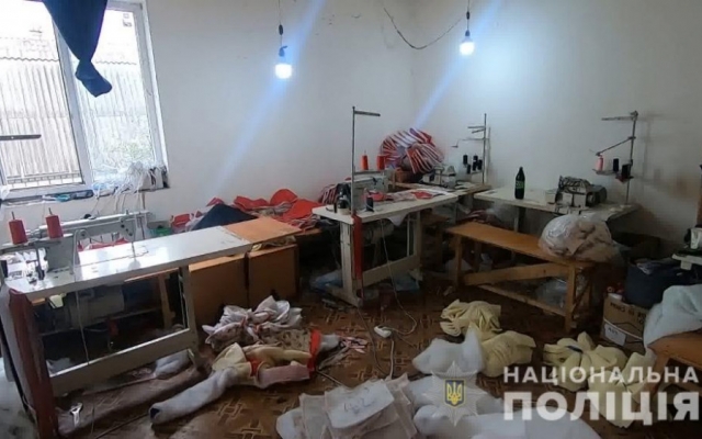 В Одессе работал подпольных швейный цех Фото № 1 В Одессе работал подпольных швейный цех Фото № 1