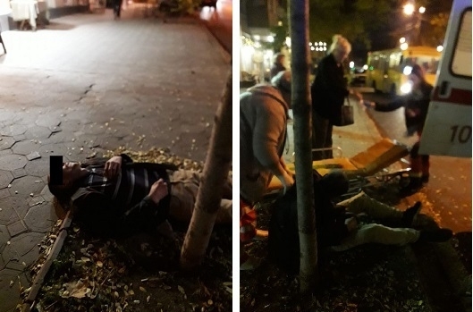 Пассажира маршрутки, которому стало плохо, бросили под деревом без помощи Фото № 0 Пассажира маршрутки, которому стало плохо, бросили под деревом без помощи Фото № 0