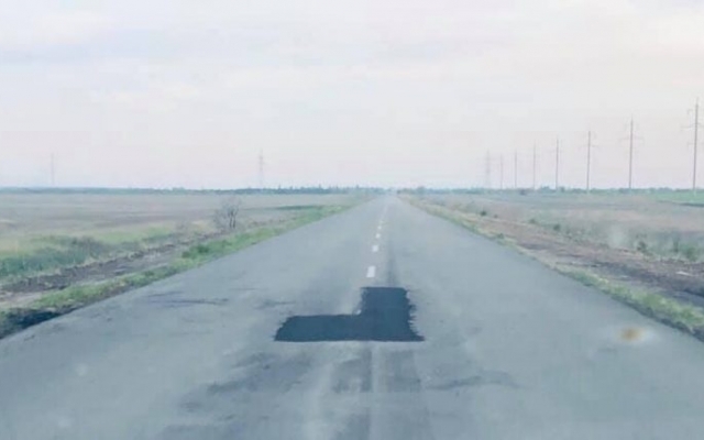 Участок отремонтированной трассы в Килийском районе уже приходиться латать Фото № 0 Участок отремонтированной трассы в Килийском районе уже приходиться латать Фото № 0