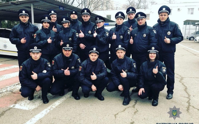 Ряды патрульной полиции Одессы пополнило 18 новобранцев Фото № 0 Ряды патрульной полиции Одессы пополнило 18 новобранцев Фото № 0