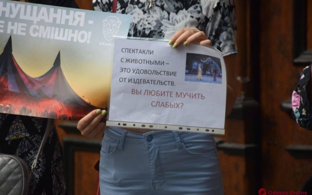 «Цирк без животных»: одесские зоозащитники провели митинг Фото № 5 «Цирк без животных»: одесские зоозащитники провели митинг Фото № 5