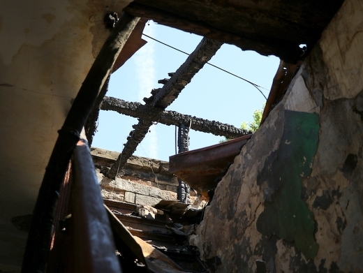 Польский спуск, 9: жильцам обгоревших квартир окажут помощь Фото № 1 Польский спуск, 9: жильцам обгоревших квартир окажут помощь Фото № 1