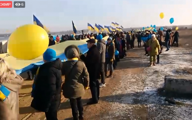 В День Соборности Николаев и Одесса объединились живой цепью (ФОТО, ВИДЕО) Фото № 2 В День Соборности Николаев и Одесса объединились живой цепью (ФОТО, ВИДЕО) Фото № 2