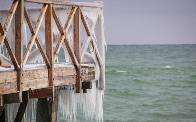 Прекрасная одесская набережная во льду (ФОТО) Фото № 4 Прекрасная одесская набережная во льду (ФОТО) Фото № 4