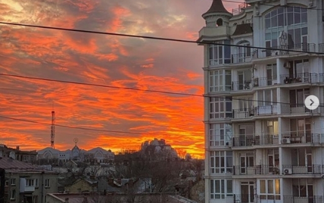 Вечер подарил Одессе невероятно красивый закат Фото № 5 Вечер подарил Одессе невероятно красивый закат Фото № 5