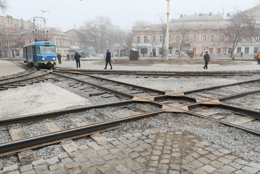 Реконструкция Тираспольской продолжается, но трамваи №15 и 21 начнут курсировать Фото № 1 Реконструкция Тираспольской продолжается, но трамваи №15 и 21 начнут курсировать Фото № 1