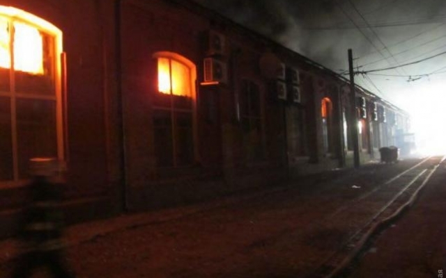 В Одессе ночью сгорела гостиница Фото № 0 В Одессе ночью сгорела гостиница Фото № 0
