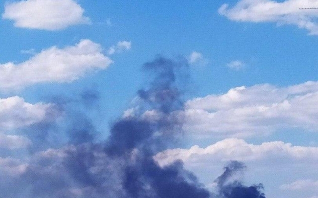 В Донецке произошел сильный пожар Фото № 0 В Донецке произошел сильный пожар Фото № 0
