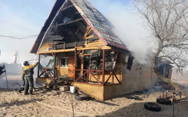 На известном курорте в Одесской области произошел пожар Фото № 1 На известном курорте в Одесской области произошел пожар Фото № 1