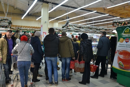 В Одессе начался продуктовый ажиотаж (ВИДЕО) Фото № 0 В Одессе начался продуктовый ажиотаж (ВИДЕО) Фото № 0