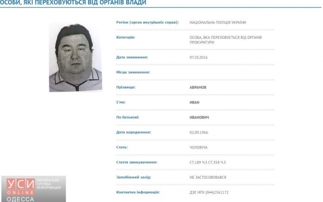 В Одессе разыскивается серый кардинал В Одессе разыскивается серый кардинал