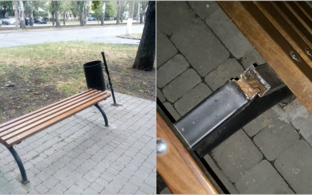 В недавно облагороженном сквере разгулялись вандалы Фото № 0 В недавно облагороженном сквере разгулялись вандалы Фото № 0