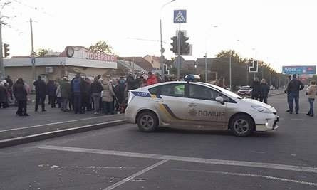 Жители Одессы митингуют из-за отсутствия отопления