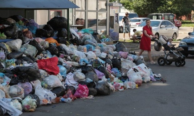 Гори сміття в Одесі