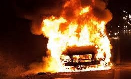В Одессе ночью горел автомобиль