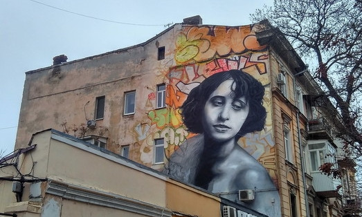В Одессе создали карту работ уличных художников 