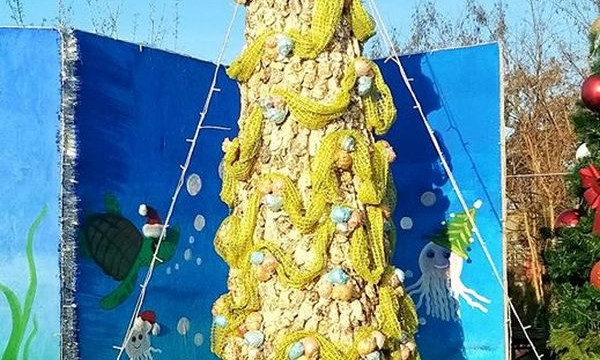 Одесский регион представил «морскую» елку; ее уже внесли в реестр рекордов Украины