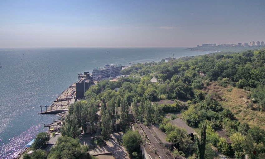Прекрасная Одесса с высоты над морем (ФОТО)