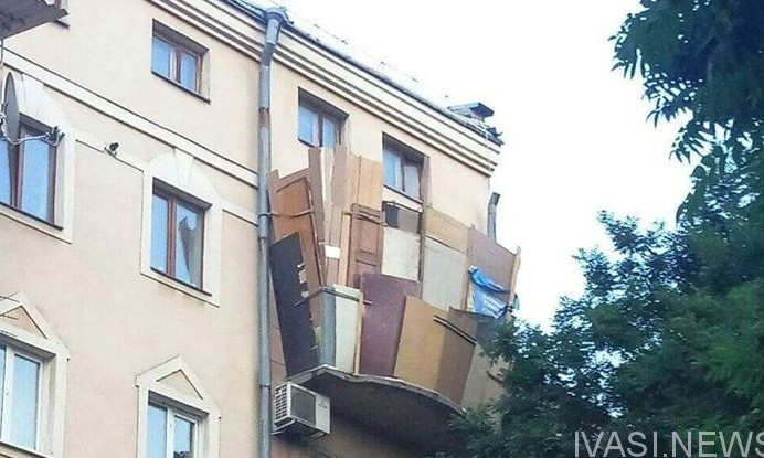 В Одессе обнаружили балкон-склад