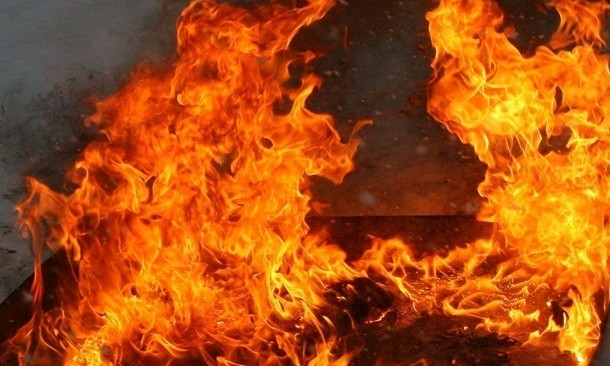 В Черноморске произошел пожар с пострадавшими