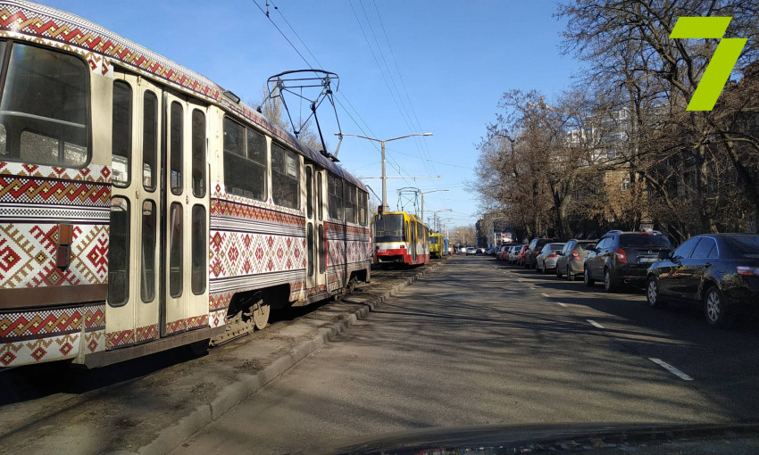 В Одессе снова встали трамваи 
