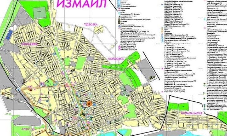 На карте Измаила появились две новые улицы
