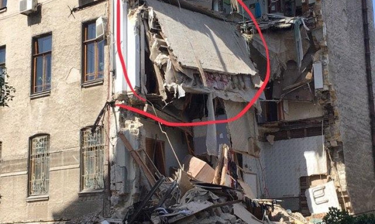 Названы вероятные причины обрушения дома в Одессе 