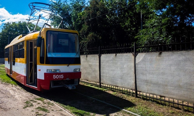 В Одессе появился новый низкопольный трамвай