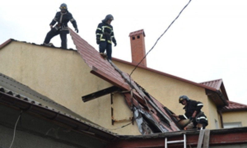 3 июня в Одессе горел двухэтажный жилой дом