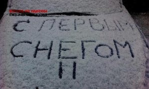 Одесскую область накрыло снегопадом (Фото)