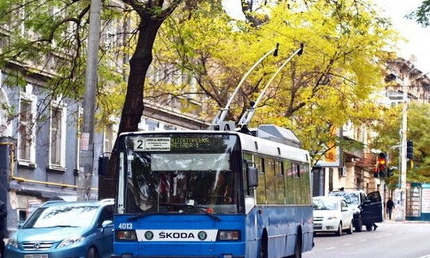 Троллейбус № 2 снова ходит по Одессе по старому маршруту