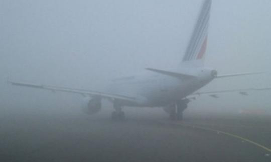Туман парализовал работу аэропорта