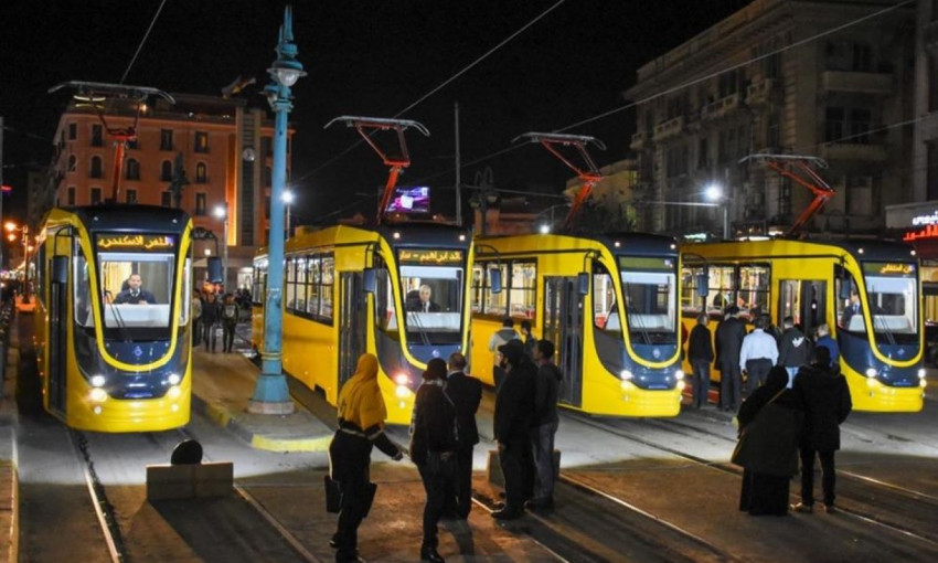 Одесско-днепровские трамваи отправились в Египет 