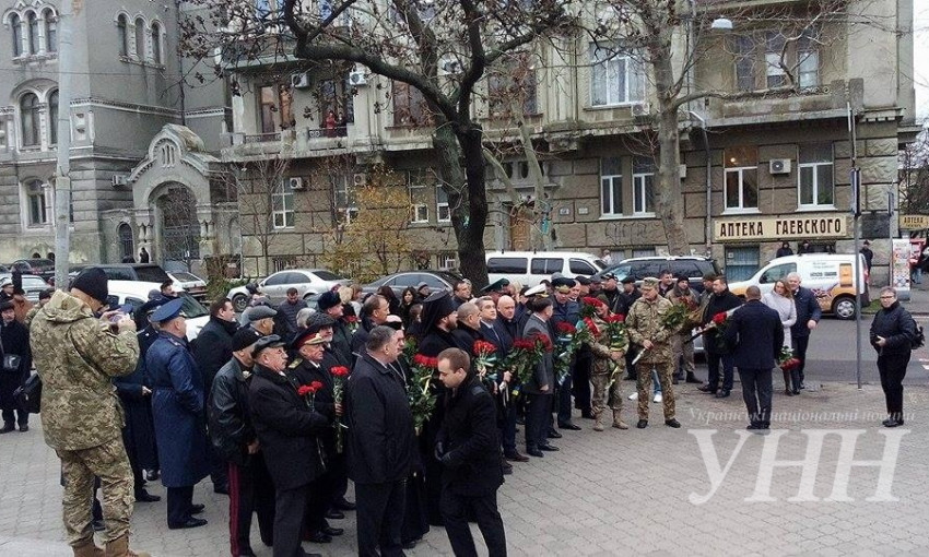 Сегодня в Одессе почтили память тех, кто боролся за независимость Украины