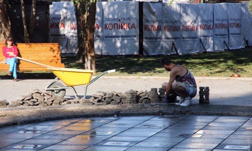 После Дня города в Одессе идут ремонтные работы