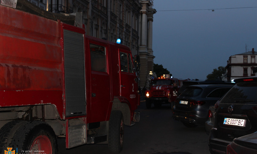 В самом центре Одессы горело известное кафе