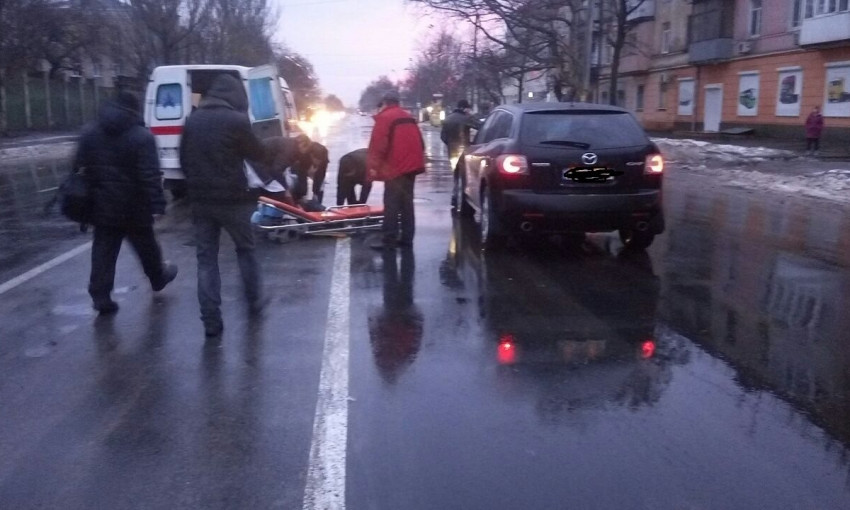 Одесская иномарка сбила пешехода