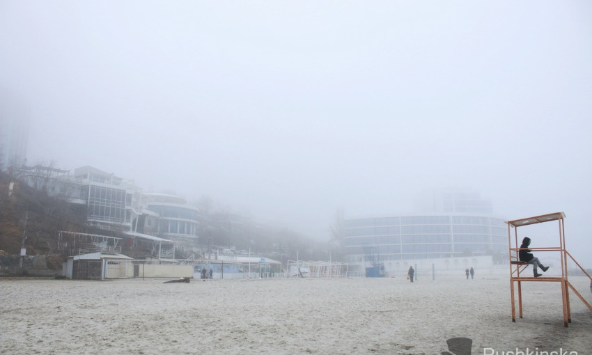 Чарующий туман в Одессе (ФОТО)
