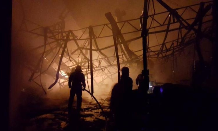 Масштабный пожар в Овидиопольском районе: есть погибший и пострадавший