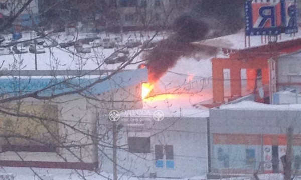 На поселке Котовского горел автомобиль