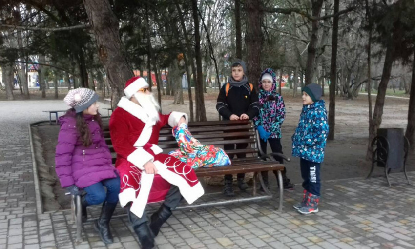 Дед Мороз инкогнито в Одессе