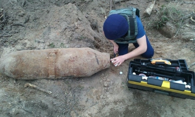 На одесском пляже нашли артиллерийский снаряд времен Второй мировой