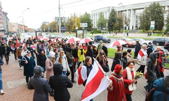 В Минске снова задерживают протестующих 