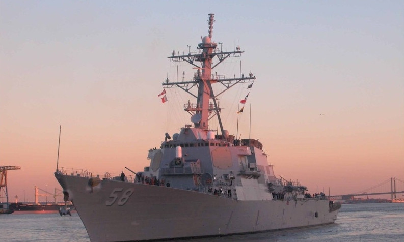 В Одесский порт войдёт американский военный эсминец