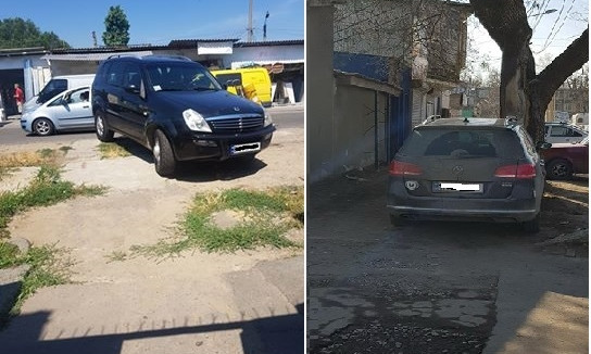Жители ул. Ефимова жалуются на автохамов (фотофакт)