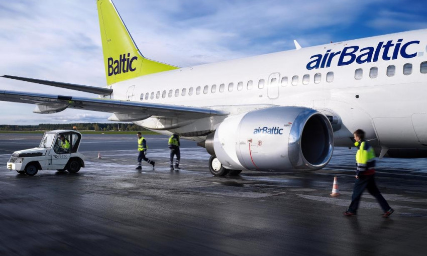 Летом AirBaltic увеличит количество рейсов из Одессы в Ригу