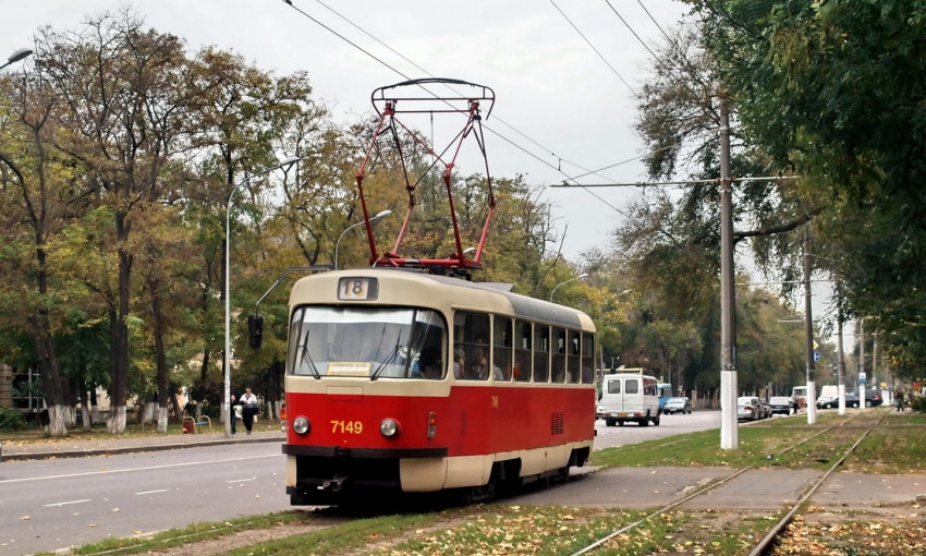 В Одессе из-за ДТП заблокировано движение трамваев 