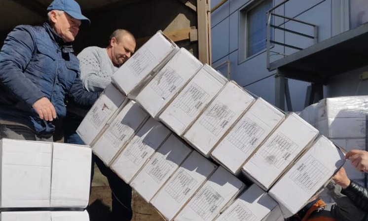 Болградщине передали гуманитарную помощь для переселенцев