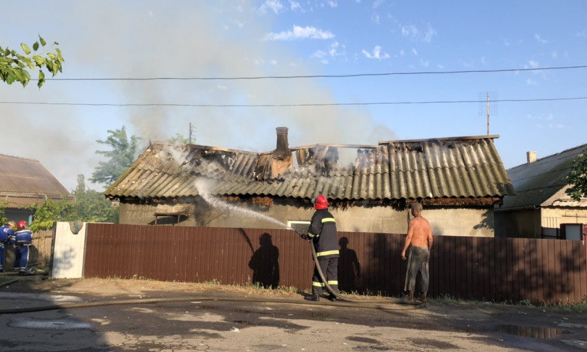 Из-за пожара житель Кислицы остался без крыши над головой (ФОТО)
